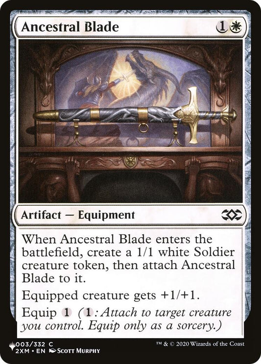 Image for Ancestral Blade (003/332) (The List Reprints) - Magic: The Gathering