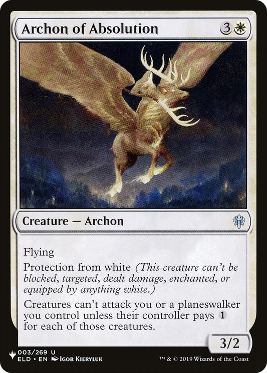 Image for Archon of Absolution (003/269) (The List Reprints) - Magic: The Gathering