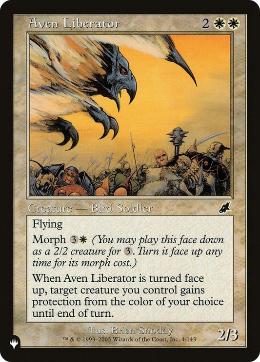 Image for Aven Liberator (4/143) (The List Reprints) - Magic: The Gathering