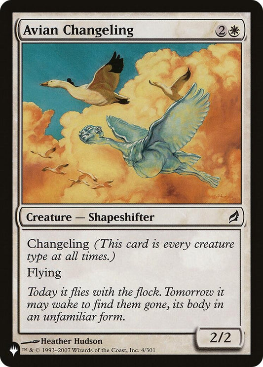 Image for Avian Changeling (4/301) (The List Reprints) - Magic: The Gathering