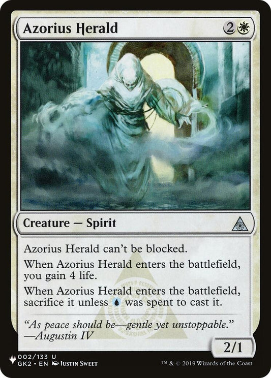 Image for Azorius Herald (002/133) (The List Reprints) - Magic: The Gathering