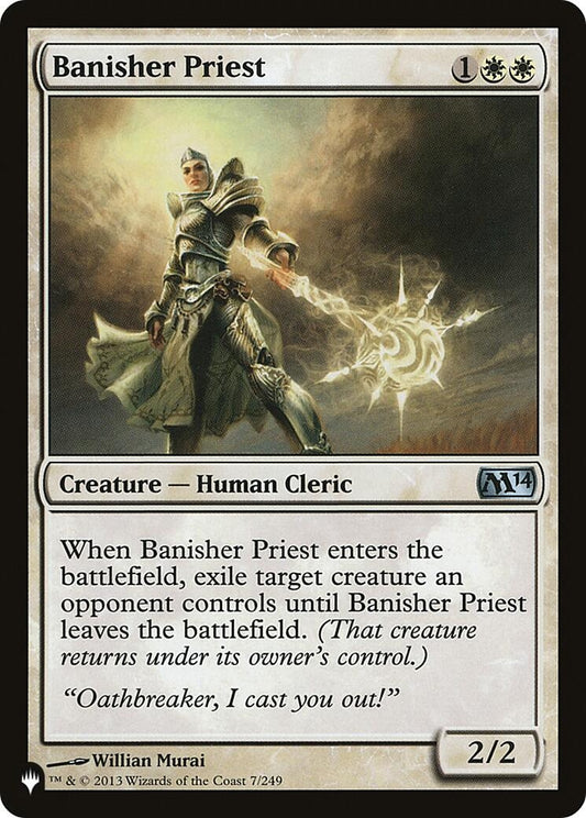 Image for Banisher Priest (7/249) (The List Reprints) - Magic: The Gathering