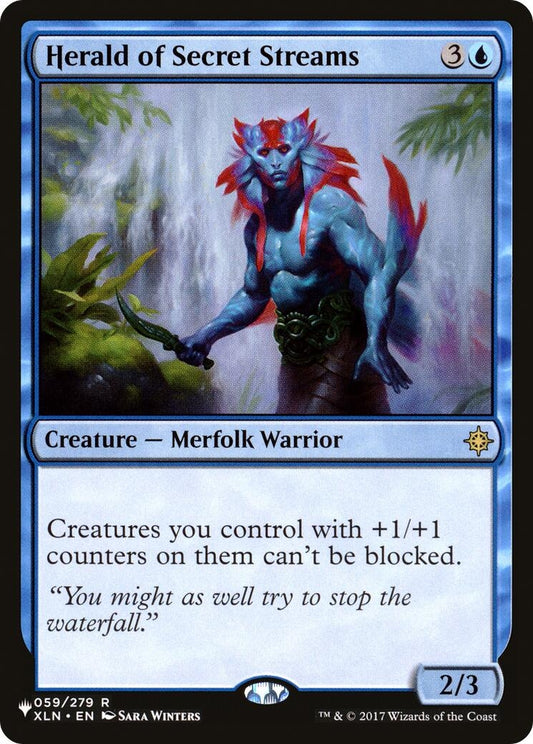 Image for Herald of Secret Streams (059/279) (The List Reprints) - Magic: The Gathering