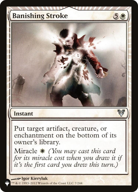 Image for Banishing Stroke (7/244) (The List Reprints) - Magic: The Gathering