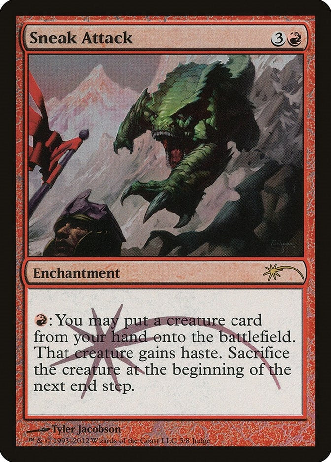 Image for Sneak Attack (5) (Judge Promos) - Magic: The Gathering