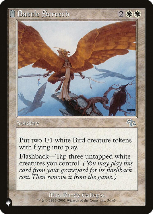 Image for Battle Screech (3/143) (The List Reprints) - Magic: The Gathering