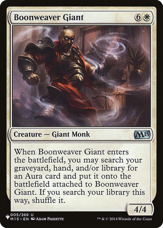 Image for Boonweaver Giant (005/269) (The List Reprints) - Magic: The Gathering