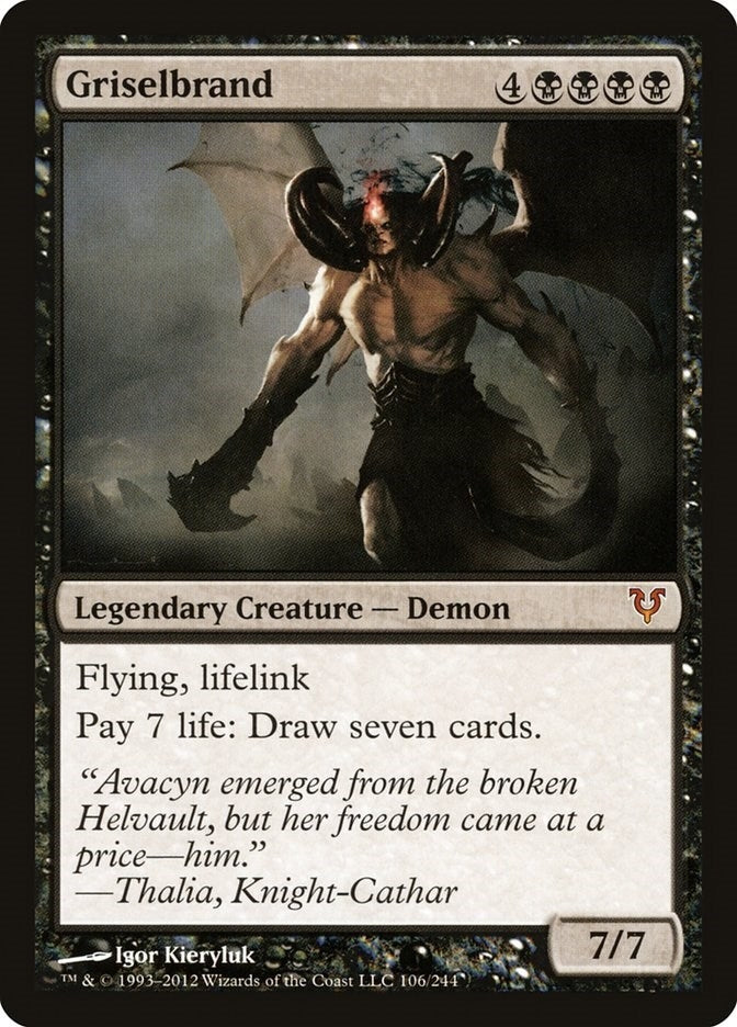 Image for Griselbrand (106) (Avacyn Restored) - Magic: The Gathering