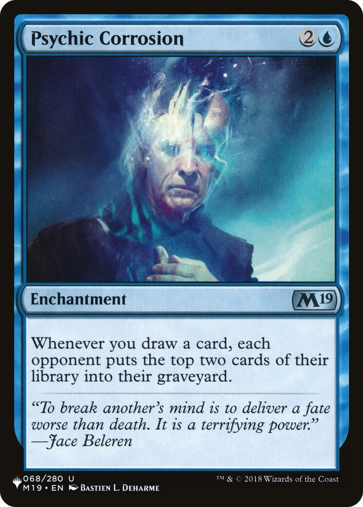 Image for Psychic Corrosion (068/280) (The List Reprints) - Magic: The Gathering