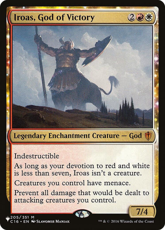 Image for Iroas, God of Victory (205/351) (The List Reprints) - Magic: The Gathering