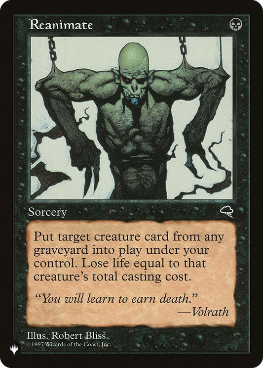 Image for Reanimate (The List Reprints) - Magic: The Gathering