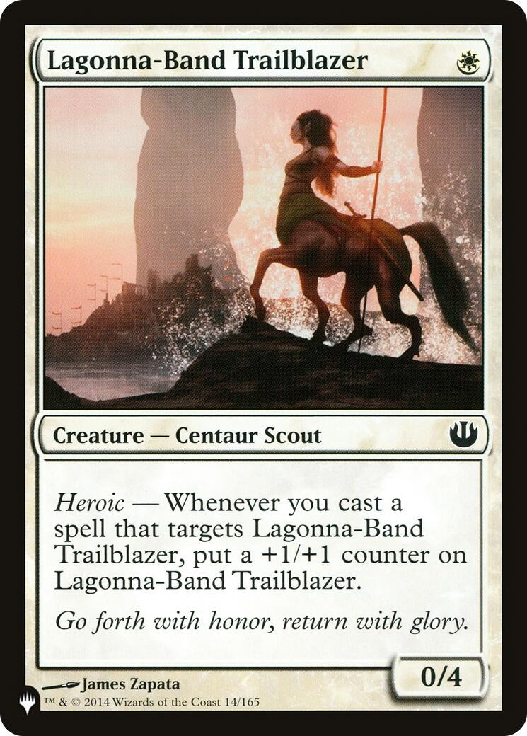 Image for Lagonna-Band Trailblazer (14/165) (The List Reprints) - Magic: The Gathering