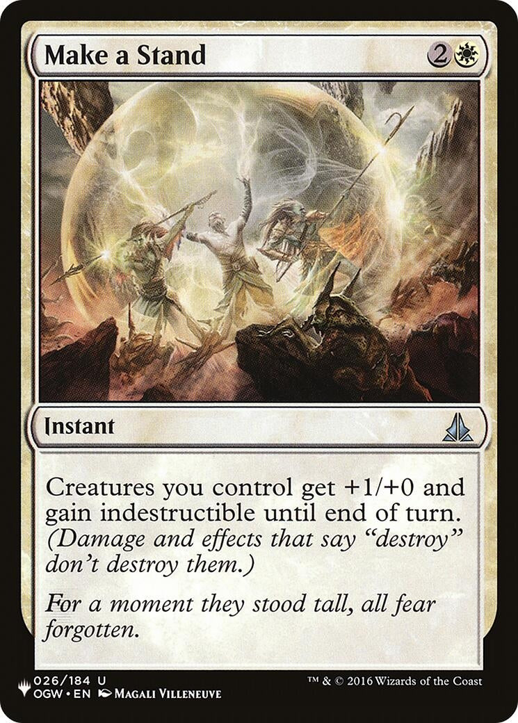 Image for Make a Stand (026/184) (The List Reprints) - Magic: The Gathering