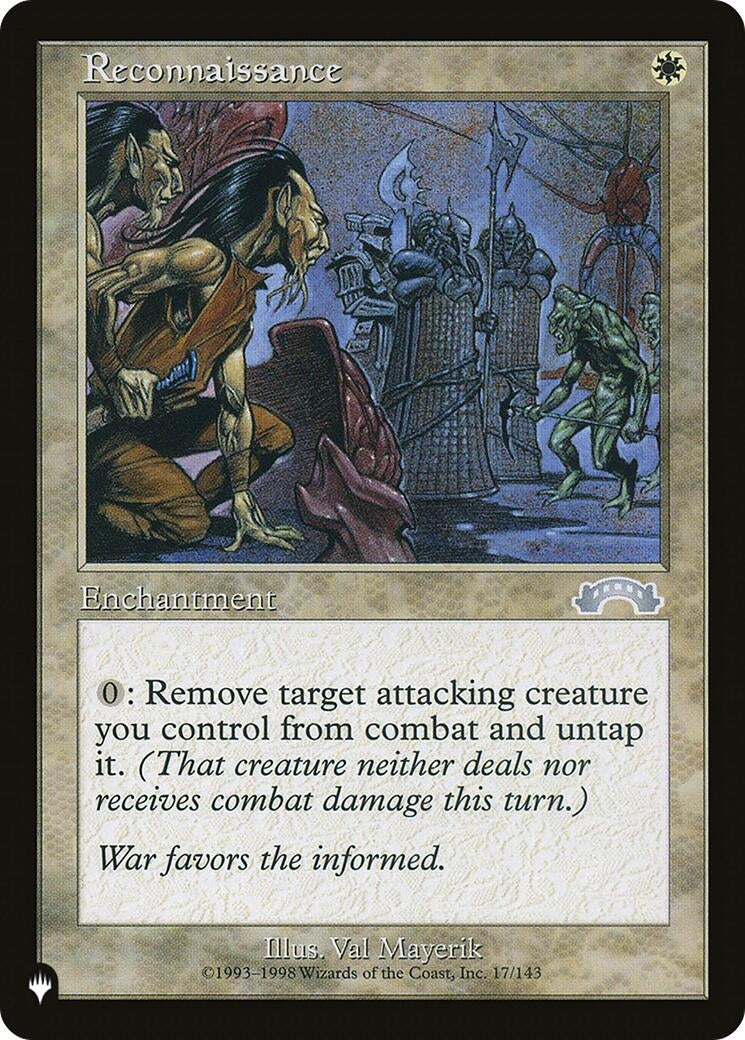 Image for Reconnaissance (17/143) (The List Reprints) - Magic: The Gathering