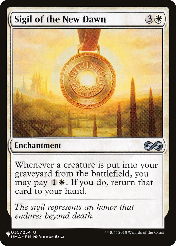 Image for Sigil of the New Dawn (035/254) (The List Reprints) - Magic: The Gathering