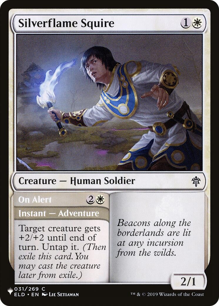 Image for Silverflame Squire (031/269) (The List Reprints) - Magic: The Gathering