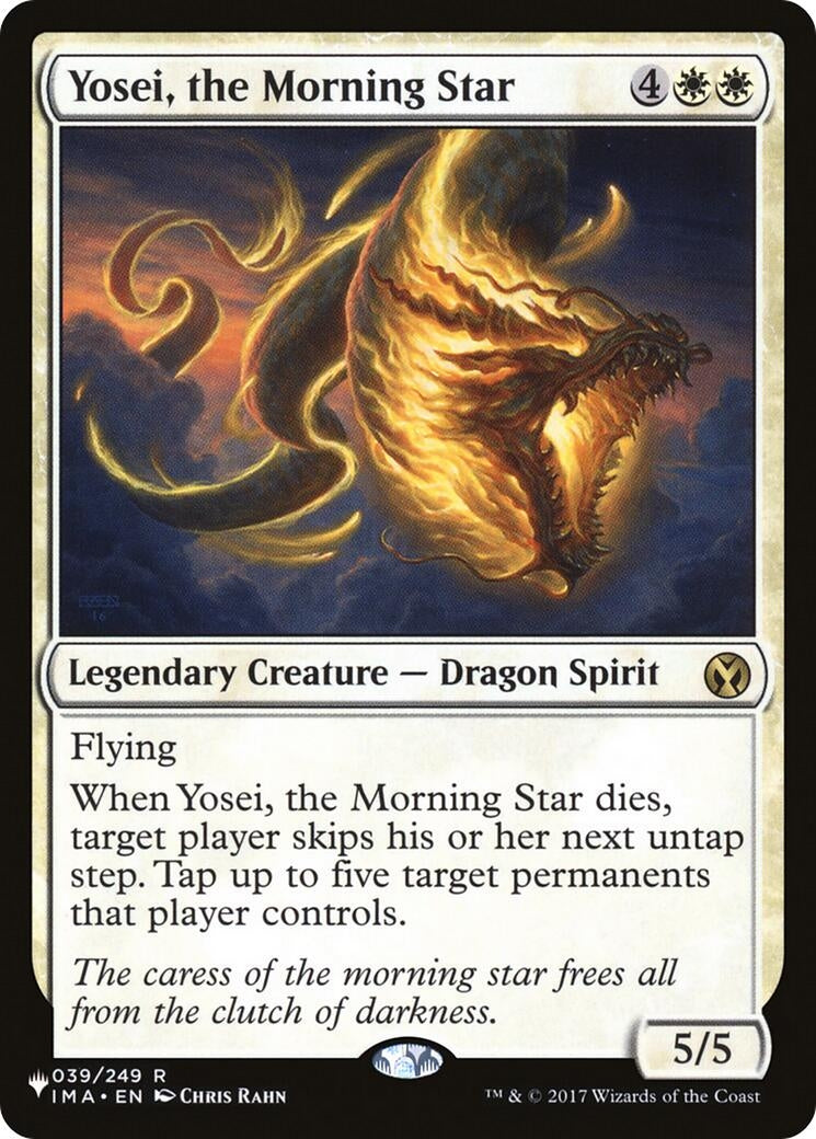 Image for Yosei, the Morning Star (039/249) (The List Reprints) - Magic: The Gathering