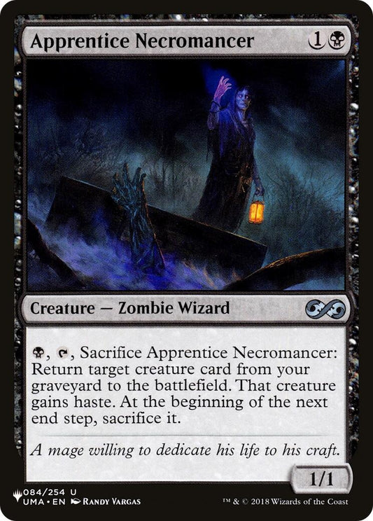 Image for Apprentice Necromancer (084/254) (The List Reprints) - Magic: The Gathering