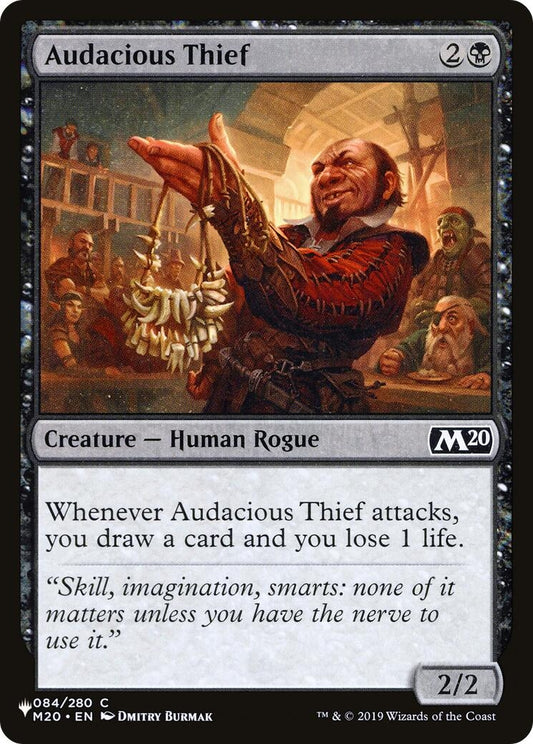 Image for Audacious Thief (084/280) (The List Reprints) - Magic: The Gathering