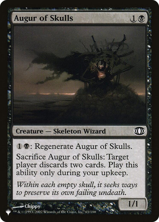 Image for Augur of Skulls (63/180) (The List Reprints) - Magic: The Gathering