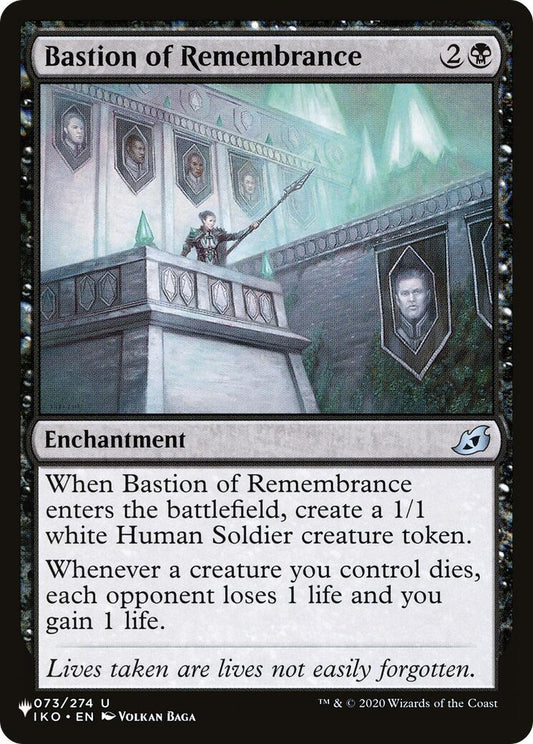 Image for Bastion of Remembrance (073/274) (The List Reprints) - Magic: The Gathering