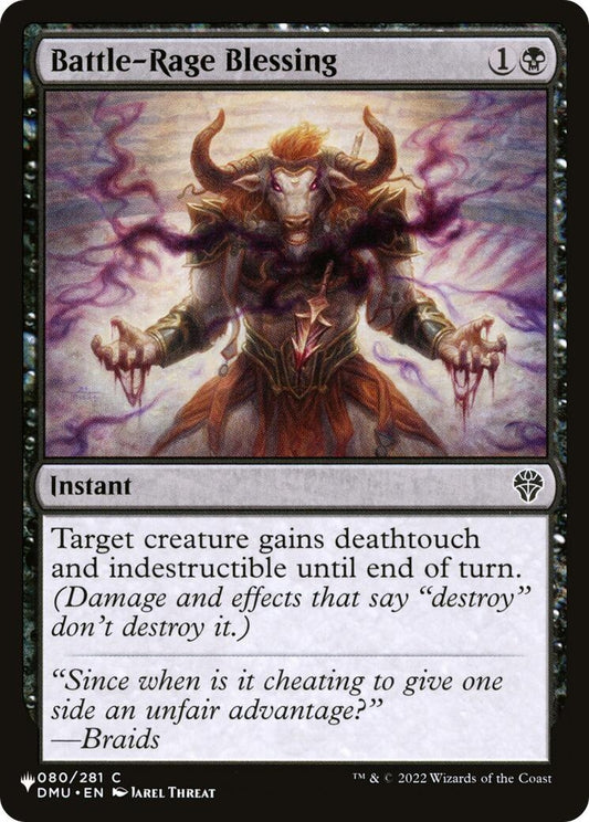 Image for Battle-Rage Blessing (080/281) (The List Reprints) - Magic: The Gathering