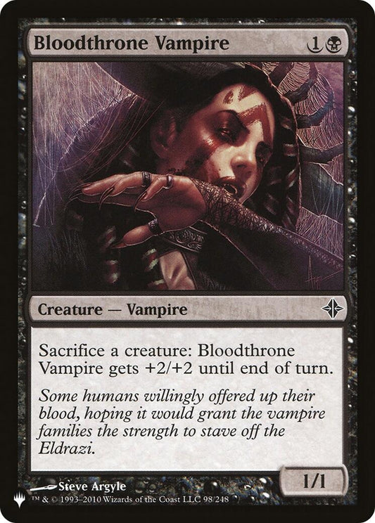 Image for Bloodthrone Vampire (98/248) (The List Reprints) - Magic: The Gathering