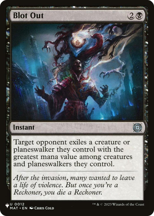 Image for Blot Out (0012) (The List Reprints) - Magic: The Gathering