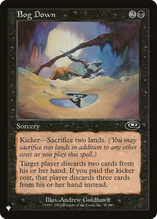 Image for Bog Down (39/143) (The List Reprints) - Magic: The Gathering