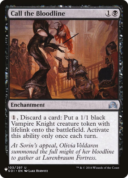 Image for Call the Bloodline (103/297) (The List Reprints) - Magic: The Gathering