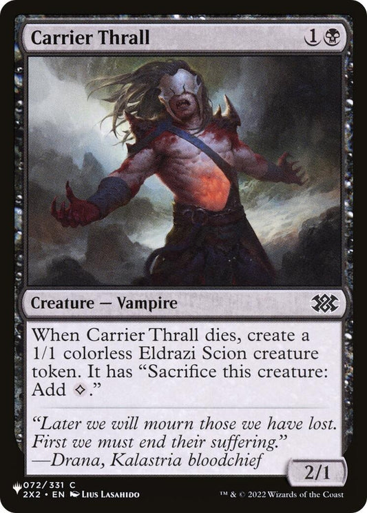 Image for Carrier Thrall (072/024) (The List Reprints) - Magic: The Gathering