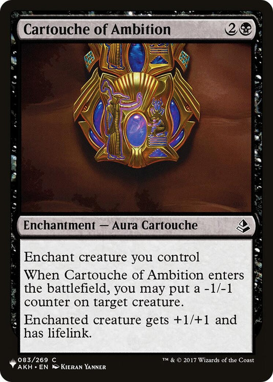 Image for Cartouche of Ambition (083/269) (The List Reprints) - Magic: The Gathering