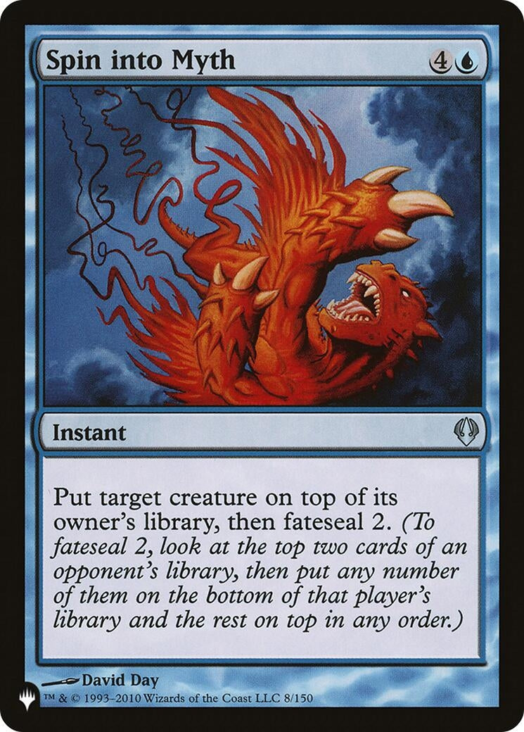 Image for Spin into Myth (8/150) (The List Reprints) - Magic: The Gathering
