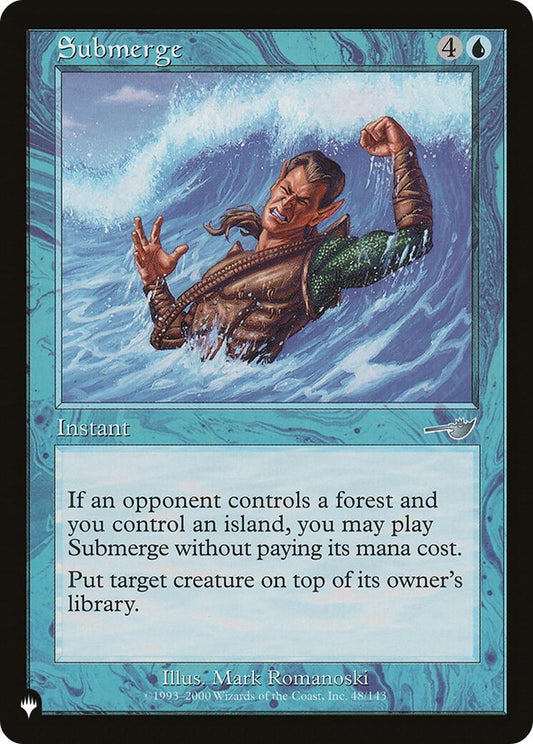 Image for Submerge (48/143) (The List Reprints) - Magic: The Gathering