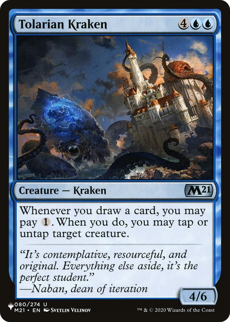 Image for Tolarian Kraken (080/274) (The List Reprints) - Magic: The Gathering