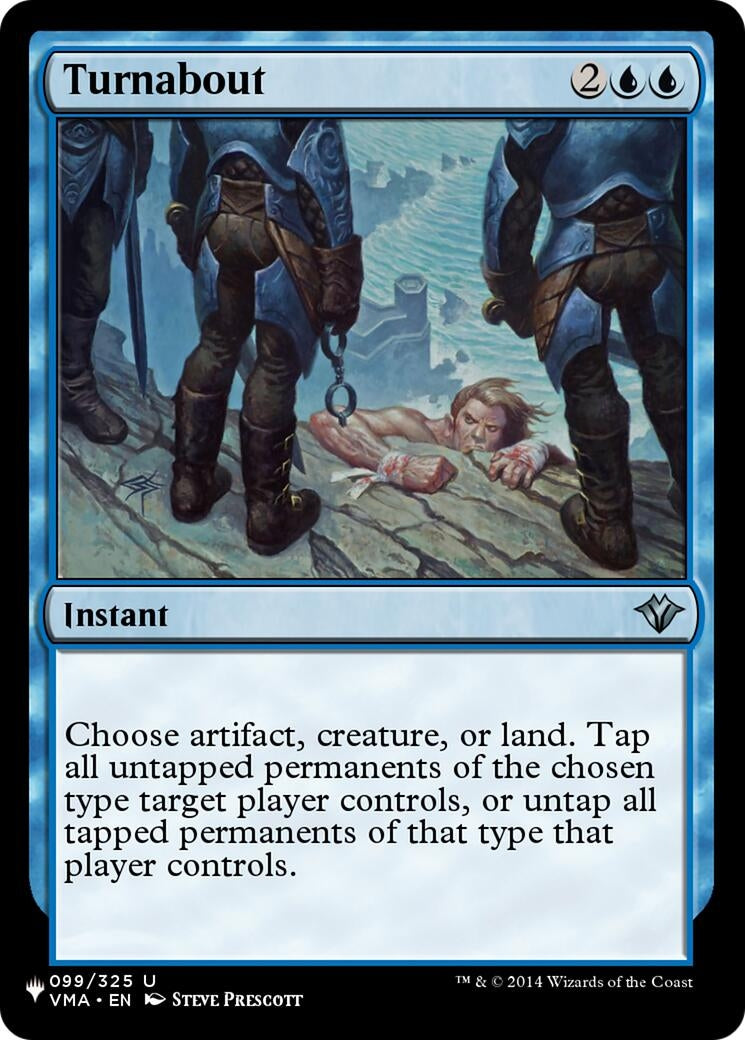 Image for Turnabout (099/325) (The List Reprints) - Magic: The Gathering