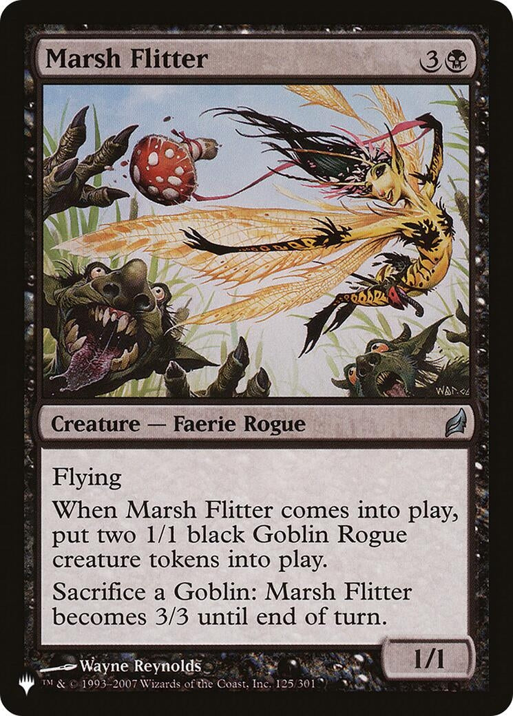 Image for Marsh Flitter (125/301) (The List Reprints) - Magic: The Gathering