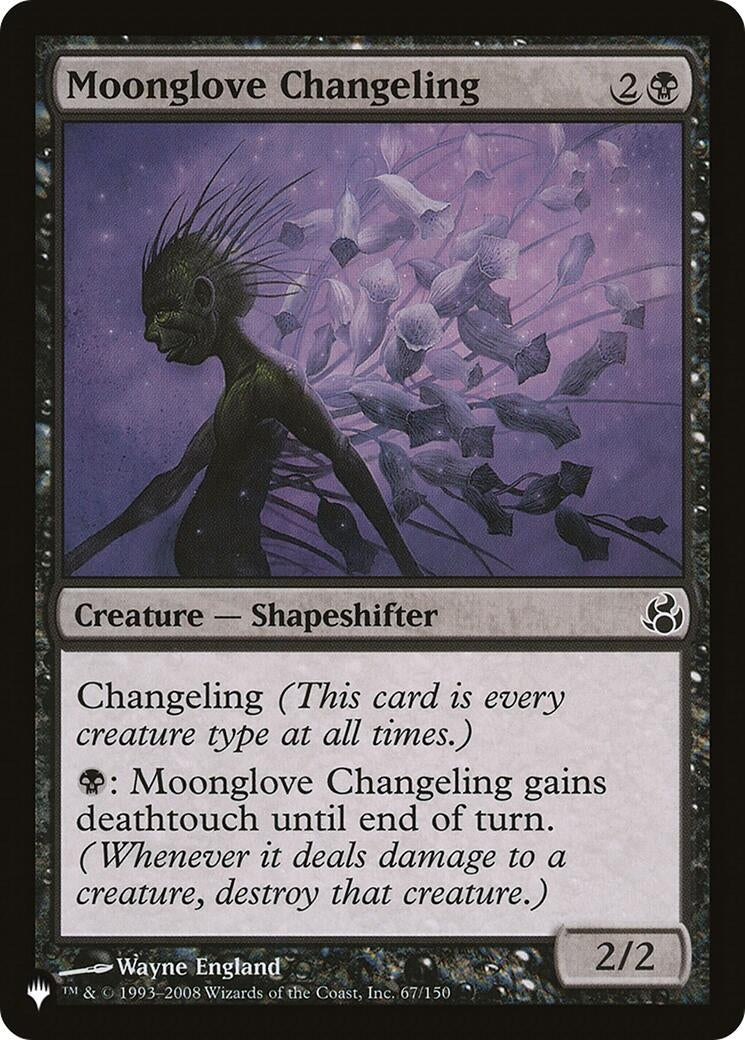 Image for Moonglove Changeling (67/150) (The List Reprints) - Magic: The Gathering