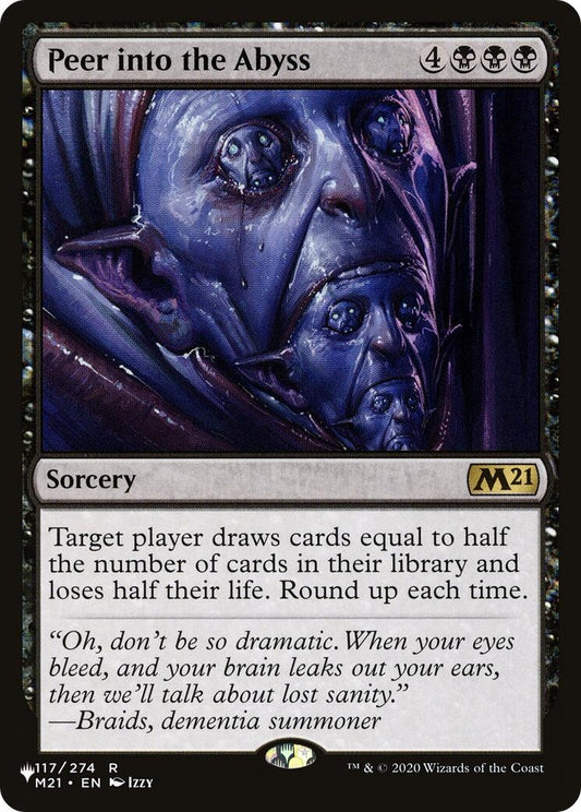 Image for Peer into the Abyss (117/274) (The List Reprints) - Magic: The Gathering