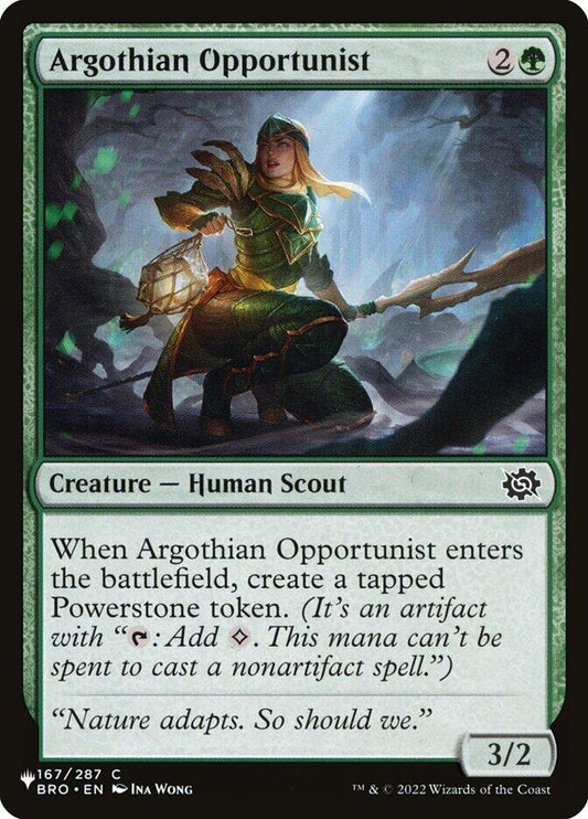 Image for Argothian Opportunist (167/012) (The List Reprints) - Magic: The Gathering