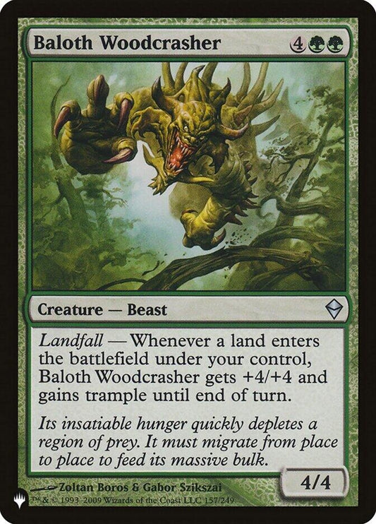 Image for Baloth Woodcrasher (157/249) (The List Reprints) - Magic: The Gathering