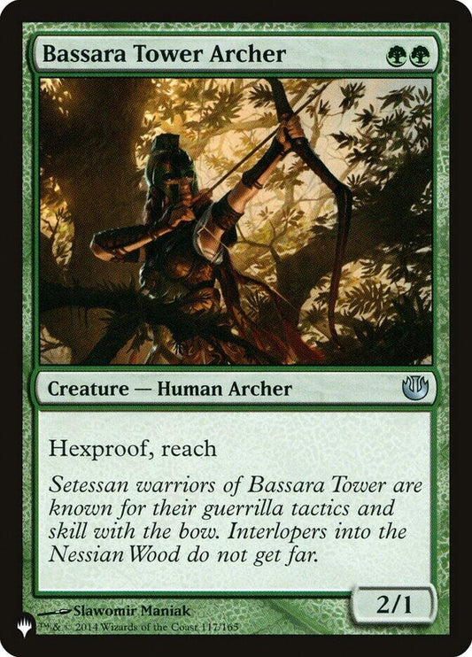 Image for Bassara Tower Archer (117/165) (The List Reprints) - Magic: The Gathering