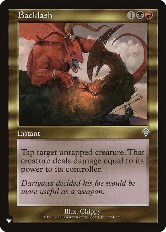 Image for Backlash (234/350) (The List Reprints) - Magic: The Gathering