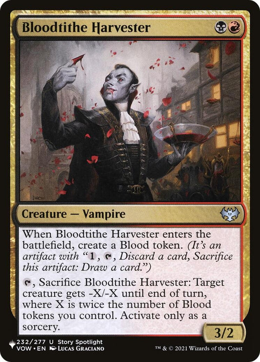 Image for Bloodtithe Harvester (232/277) (The List Reprints) - Magic: The Gathering
