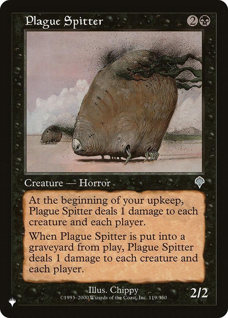 Image for Plague Spitter (119/350) (The List Reprints) - Magic: The Gathering