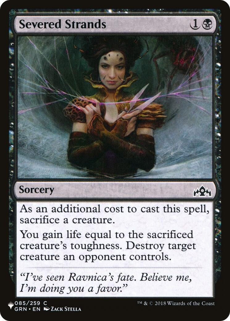 Image for Severed Strands (085/259) (The List Reprints) - Magic: The Gathering