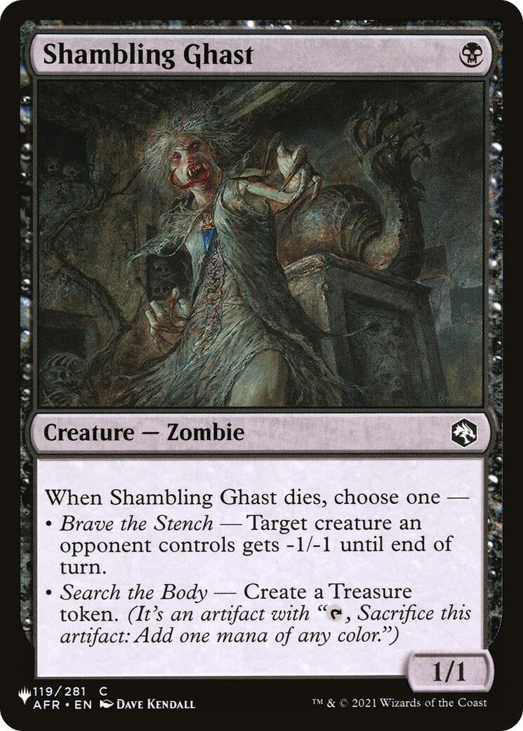 Image for Shambling Ghast (119/281) (The List Reprints) - Magic: The Gathering