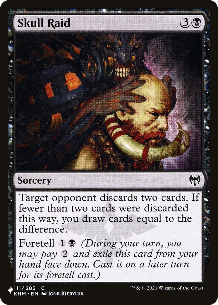 Image for Skull Raid (111/285) (The List Reprints) - Magic: The Gathering