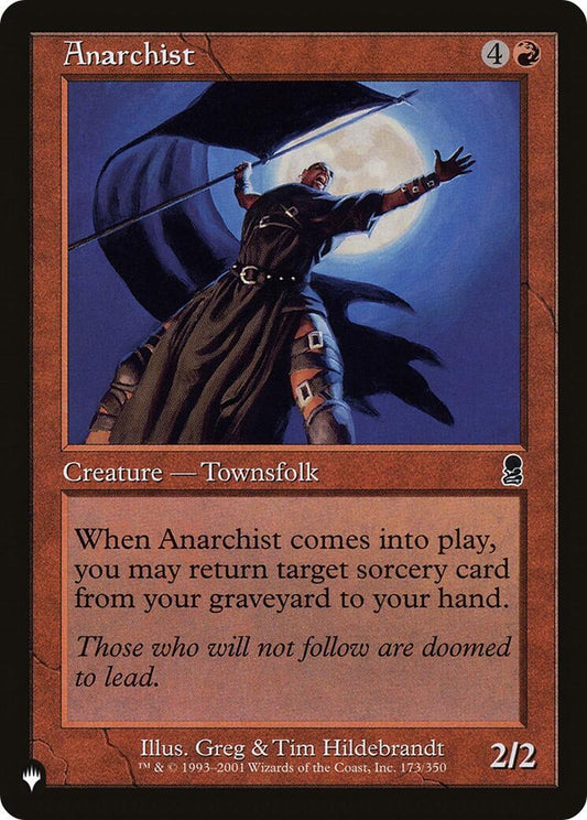 Image for Anarchist (173/350) (The List Reprints) - Magic: The Gathering