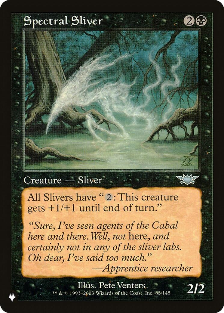 Image for Spectral Sliver (83/145) (The List Reprints) - Magic: The Gathering